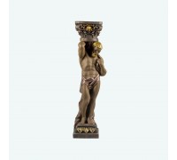 Статуя Атлант бронза 35х35х118см