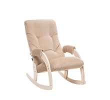 Кресло-качалка Модель 67 Дуб беленый, ткань V 18
