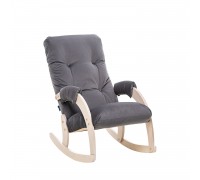 Кресло-качалка Модель 67 Дуб беленый, ткань V 32