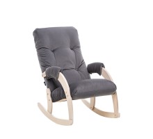 Кресло-качалка Модель 67 Дуб беленый, ткань V 32
