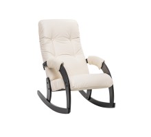 Кресло-качалка Модель 67 Венге, к/з Dundi 112