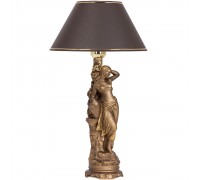 Настольная лампа Девушка с кувшином с абажуром №38 Мокко
