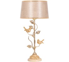 Настольная лампа Терра Spring Айвори с абажуром Тюссо Игуана Беж