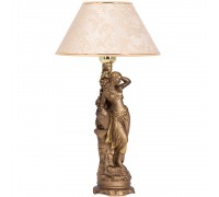 Настольная лампа Девушка с кувшином с абажуром №38 Каледония Айвори