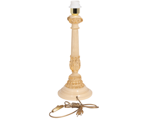 приобрести Настольная лампа Колонна Испанская Айвори Персик-169492