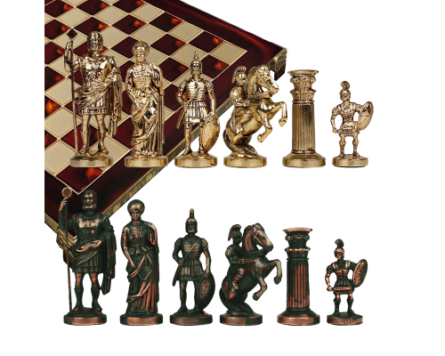 купить Шахматы эксклюзивные Греко-романский период MP-S-3-A-28-RED