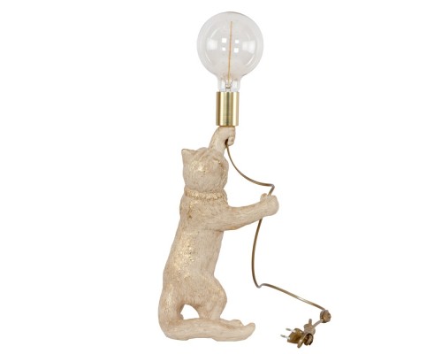 доставка Настольная лампа кот мэдисон айвори