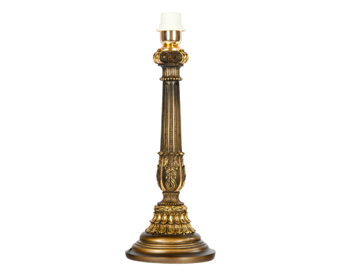 доставка Настольная лампа Колонна Испанская Бронза Шоколад-149524