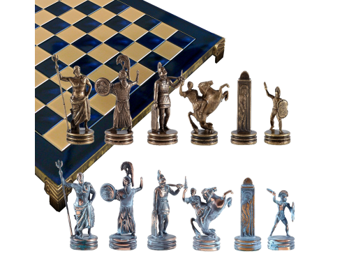 заказать Шахматы подарочные троянская война mp-s-4-b-36-blu