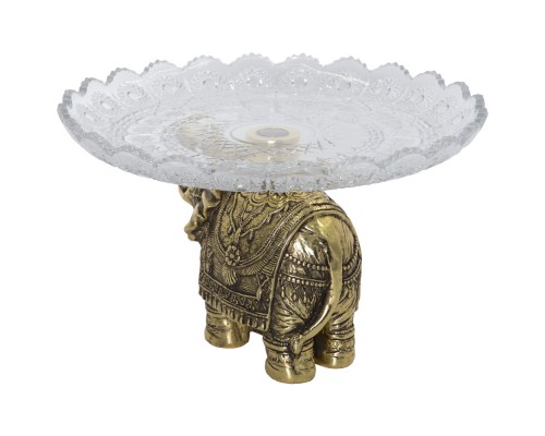 купить Фруктовница-конфетница слон индийский - 5 бронза