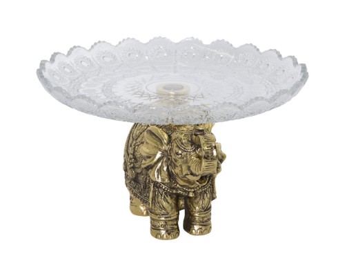 купить Фруктовница-конфетница слон индийский - 5 бронза