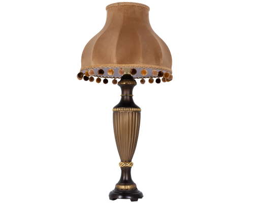 купить Настольная лампа Ваза Ребристая Бронза Классика Поталь-149031