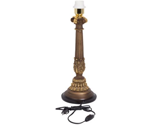 получить Настольная лампа Колонна Испанская Бронза Тюссо Игуана Беж-169473