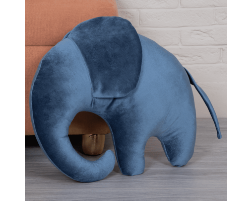 приобрести Подушка декоративная слон светло-голубой