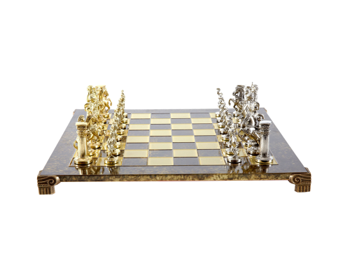 купить Шахматы подарочные металлические Греко-романский период MP-S-11-44-BRO