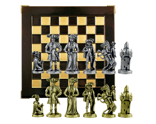 заказать Шахматы сувенирные  рококо MN-502-BK-GS