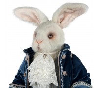 Коллекционная кукла белый кролик