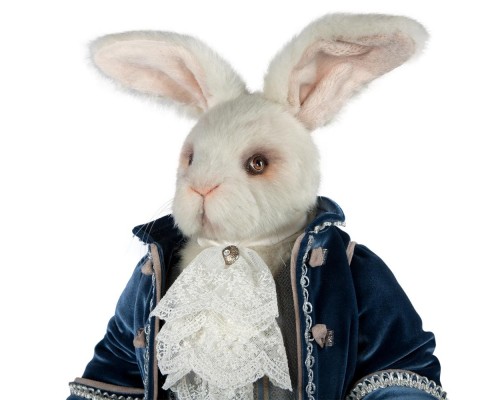 приобрести Коллекционная кукла белый кролик