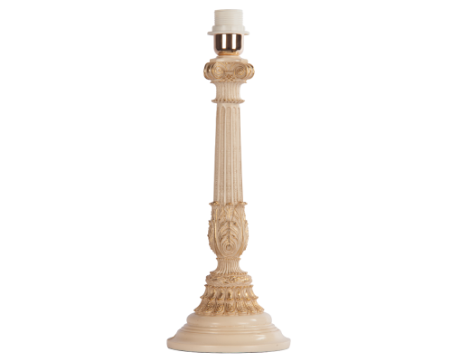 заказать Настольная лампа Колонна Испанская Айвори Классика Поталь-169488