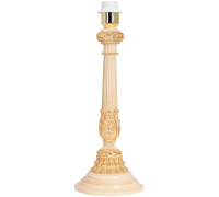 Настольная лампа Колонна Испанская Айвори Шоколад-169491