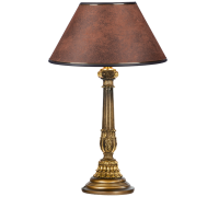 Настольная лампа Колонна Испанская Бронза Шоколад-149524