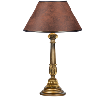 Настольная лампа Колонна Испанская Бронза Шоколад-149524