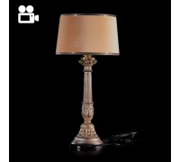 Настольная лампа Колонна Испанская Бронза Тюссо Поталь-169474