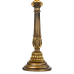 доставка Настольная лампа колонна испанская бронза маргарита фиолет