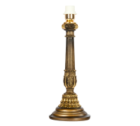 Настольная лампа колонна испанская бронза маргарита лаванда