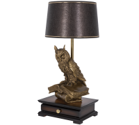 Настольная лампа с бюро Ученый Филин Тюссо Игуана Шоколад-169461