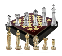 Шахматный набор Стаунтон турнирные MP-S-33-44-RED