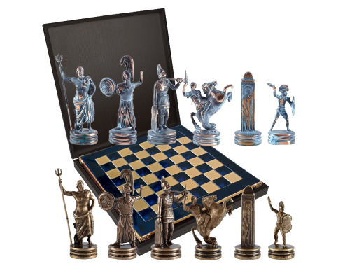 заказать Шахматы подарочные троянская война mp-s-4-b-36-blu