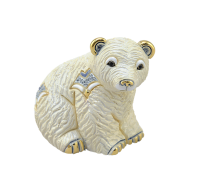 Статуэтка керамическая медвежонок полярный dr-f-363