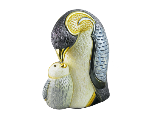купить Статуэтка керамическая пингвин с пингвиненком dr-f-103