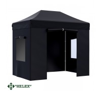 Тент-шатер быстросборный Helex 4322 3x2х3м полиэстер черный