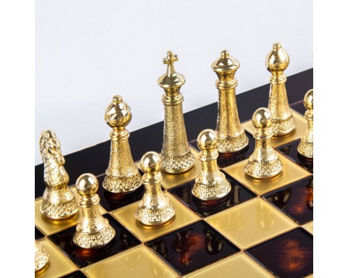 купить Шахматный набор Стаунтон турнирные MP-S-33-44-RED