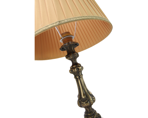 купить Лампа настольная интерьерная на бронзовом основании с тканевым абажуром OB-297-1-BR