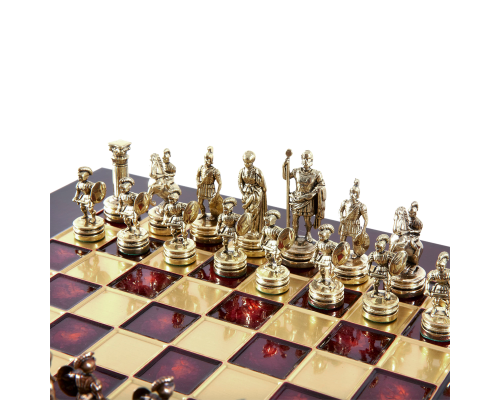 заказать Шахматы эксклюзивные Греко-Романский период MP-S-3-C-28-RED