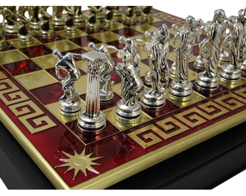 купить Шахматы сувенирные дискобол MN-521-RD-GS