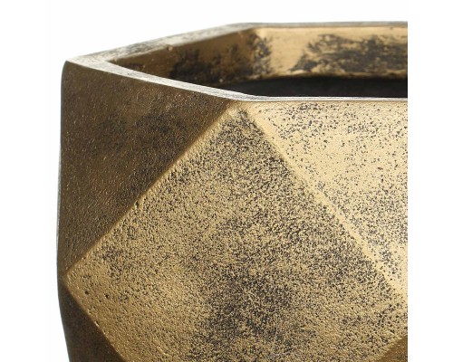 заказать Dbowl30-gld кашпо геометри чаша, файберстоун, золото, w30 l30 h15 cm