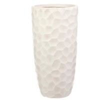 Mvase23-aw кашпо мозаик ваза, файберстоун, слоновая кость, d23 h46 cm