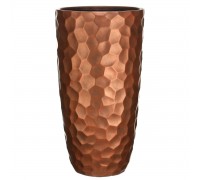 Mvase41-bnz кашпо мозаик ваза, файберстоун, бронза, d41.5 h77 cm