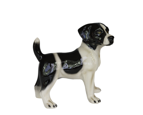 купить Статуэтка собаки породы джек рассел бело-черный CB-558-BN