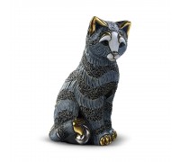 Статуэтка керамическая полосатая кошка DR-F-193