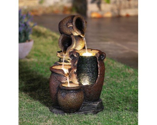 купить Садовый фонтан с подсветкой  Сезам WXF-2206178
