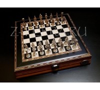 Шахматы илиада мини венге антик
