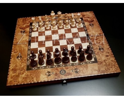 купить Шахматы - нарды константа 50 см клен антик