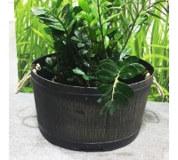 Горшок-кадка для цветов и растений ø670x320 planter mambo roto коричневый