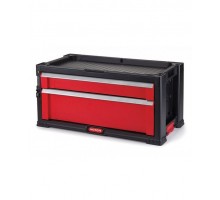 Модуль с двумя отсеками для стеллажа keter 2 drawer tool chest system 17199303