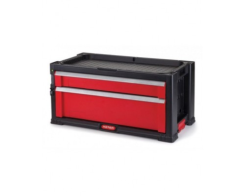 приобрести Модуль с двумя отсеками для стеллажа keter 2 drawer tool chest system 17199303